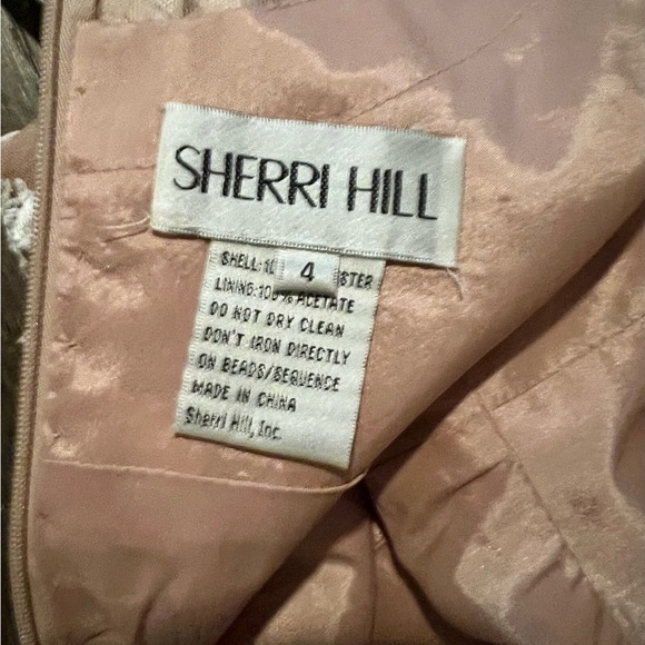 Elegant Floral Lace Evening Gown - Picture 6 of 7